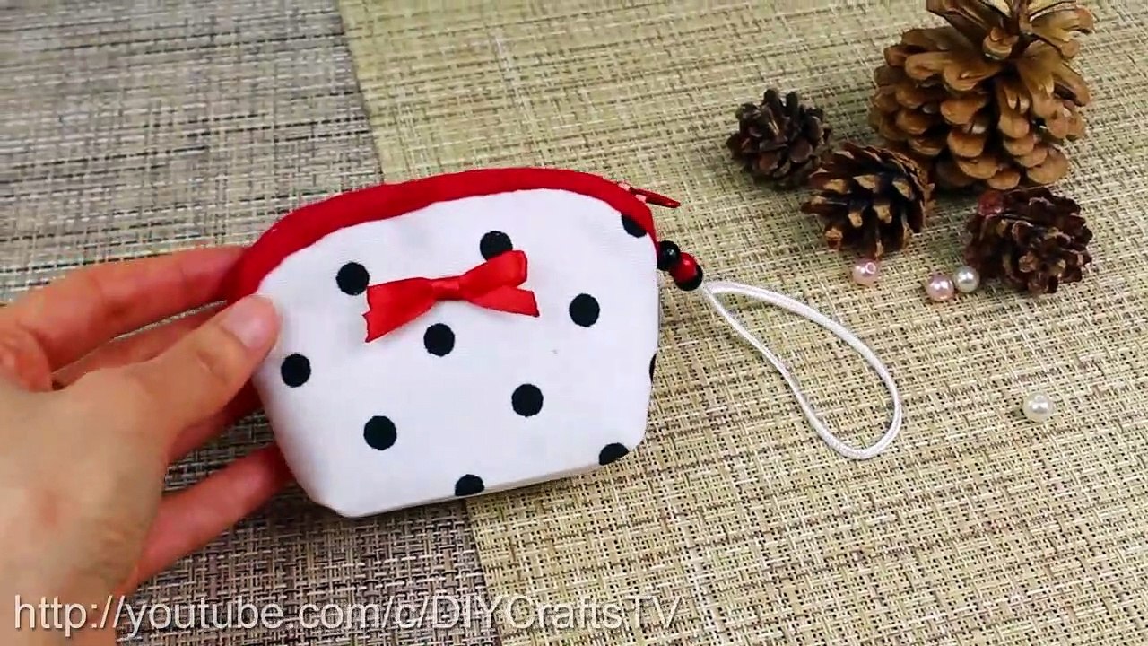 DIY POUCH BAG COINS WALLET & TRINKET TUTORIAL