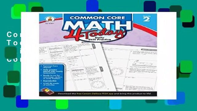 Common Core Math 4 Today, Grade 2: Daily Skill Practice (Common Core 4 Today)