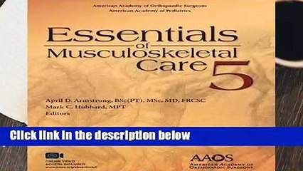 Essentials of Musculoskeletal Care 5