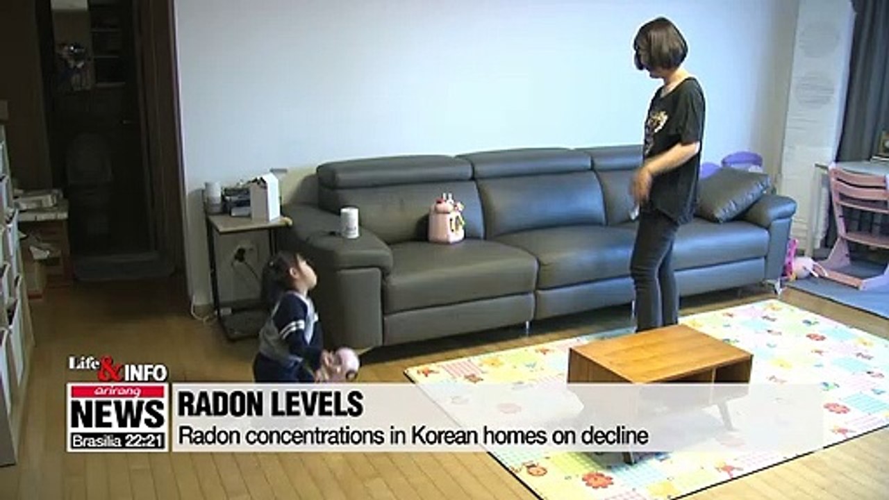 Radon concentrations in Korean homes on decline