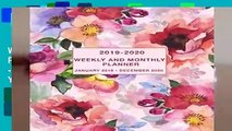 [NEW RELEASES]  2019-2020 Weekly and Monthly Planner January 2019 - December 2020: Two Year