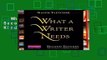 What a Writer Needs, Second Edition  For Kindle