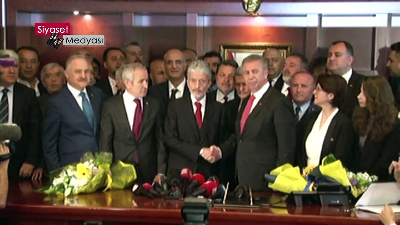 8 Nisan 2019 Ankara Mansur Yavaş Devir Teslim Töreni