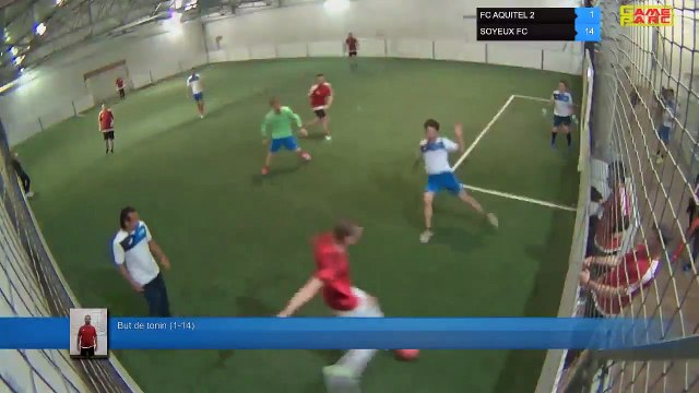 But de tonin (1-14) - FC AQUITEL 2 Vs SOYEUX FC - 11/04/19 19:00 - LIGUE 4 - Poitiers Game Parc