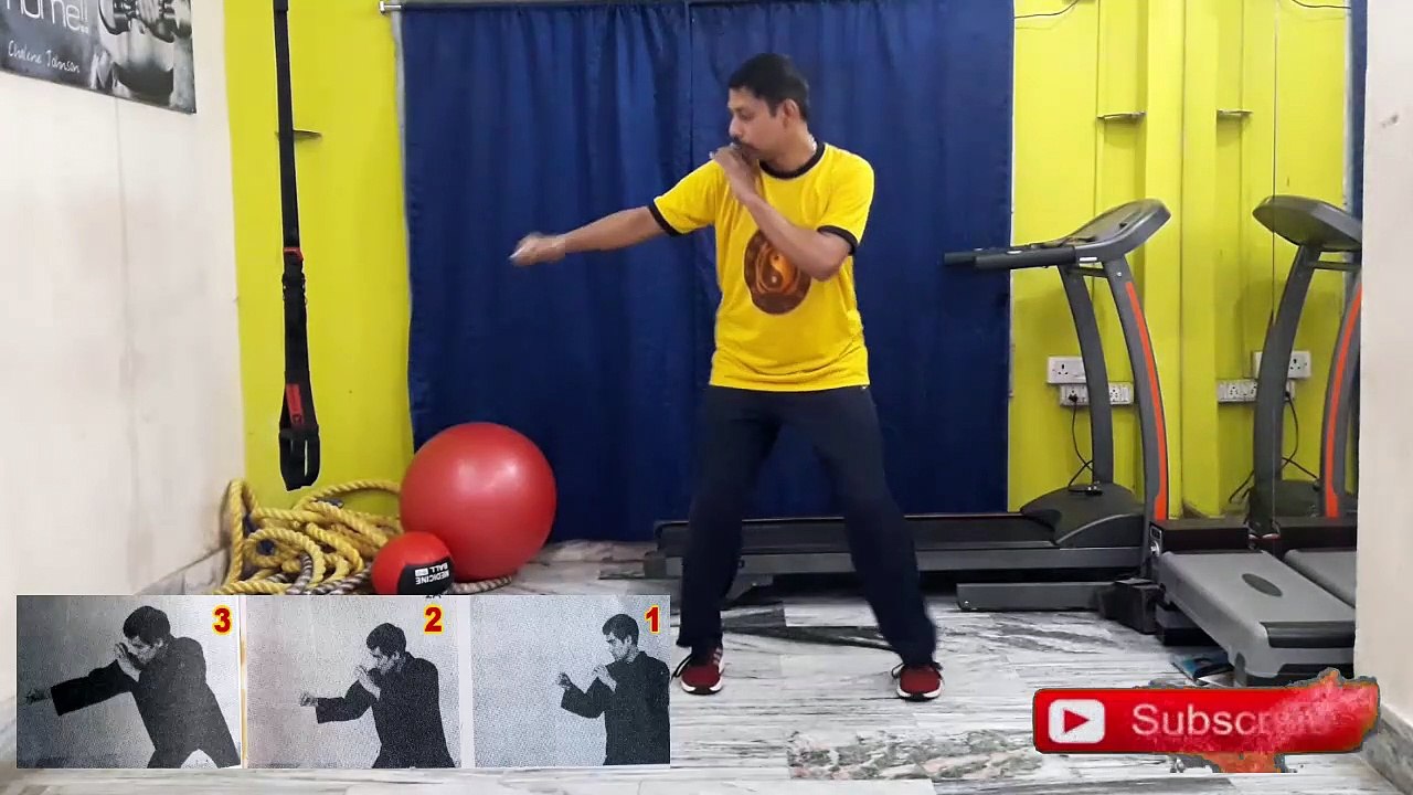 Bruce Lee's Jeet Kune Do The Lead To The Body Punching Techniques in [Hindi - हिन्दी],