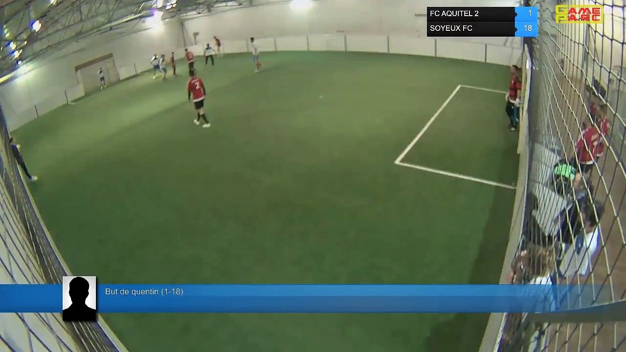 But de quentin (1-18) - FC AQUITEL 2 Vs SOYEUX FC  - 11/04/19 19:00 - LIGUE 4  - Poitiers Game Parc