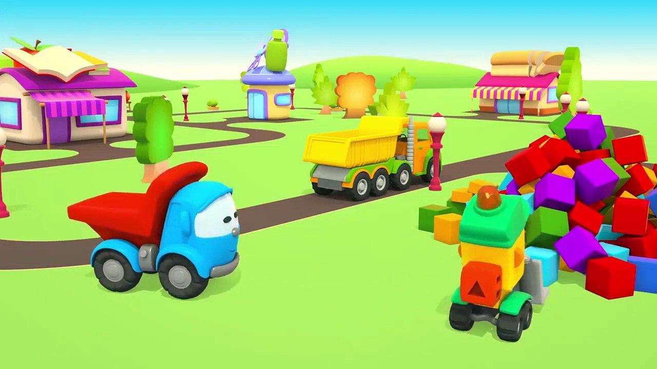 Грузовичок Лёва - машинки конструктор - Мультфильмы для малышей - Собираем грузовик | The children's channel