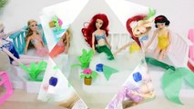 Barbie Bouillonnant SPA Jacuzzi Raiponce Sirène Ariel Elsa باربي دمية سبا Sereia Barbie boneca