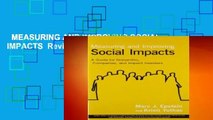 MEASURING AND IMPROVING SOCIAL IMPACTS  Review