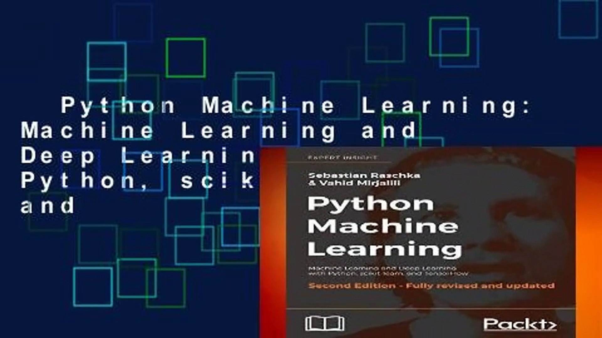 ⁣Python Machine Learning: Machine Learning and Deep Learning with Python, scikit-learn, and