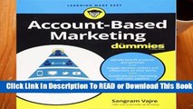 Online Account-Based Marketing For Dummies  For Trial