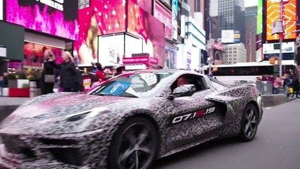 Next generation C8 Corvette prototype  in NYC
