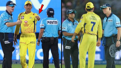 Télécharger la video: IPL 2019 : MS Dhoni Angry On Umpire During Chennai Super Kings Vs Rajasthan Royals Match | Oneindia