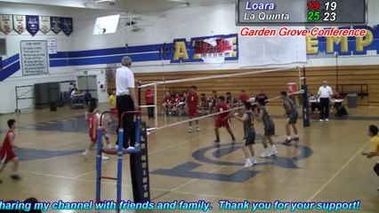 Loara Saxons La Quinta Aztecs Boys Varsity Vball 4-11-19