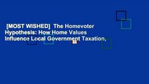 [MOST WISHED]  The Homevoter Hypothesis: How Home Values Influence Local Government Taxation,