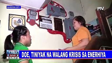 DOE, tiniyak na walang krisis sa enerhiya