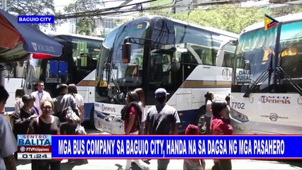 Mga bus company sa Baguio City, handa na sa dagsa ng mga pasahero