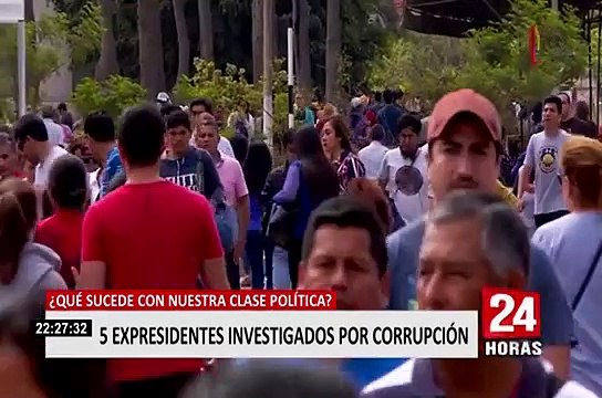 Cinco expresidentes son investigados por corrupción