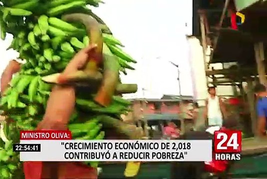 Ministro Carlos Oliva: Hay un panorama positivo de crecimiento económico