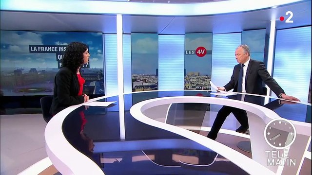 Manon Aubry (LFI) souhaite que les élections européennes soient un référendum contre la politique d'Emmanuel Macron