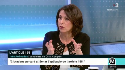 Arrimadas acusa TV3 de difondre l'odi