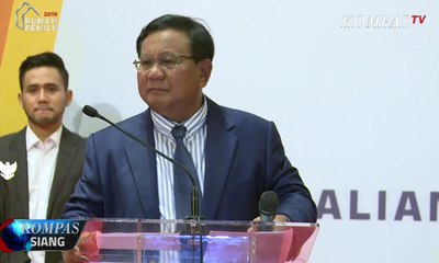 Prabowo Akan Sampaikan Pidato Kebangsaan di Surabaya
