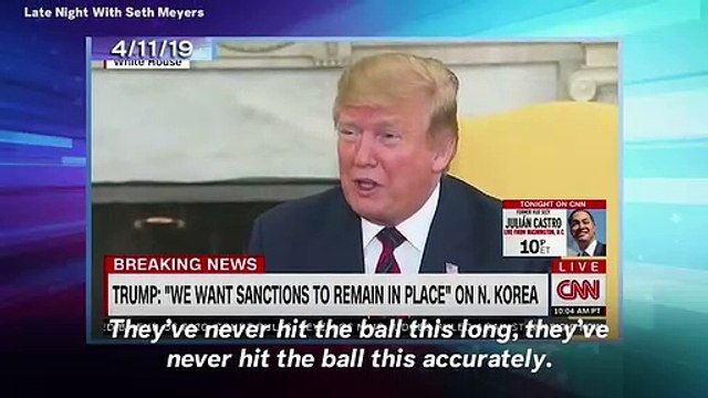 Seth Meyers Praises Trump's Masters Golf Predictions