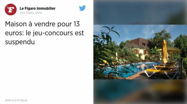 Périgord. Le concours pour gagner une maison de 450 m2 avec piscine pour 13 euros a été suspendu