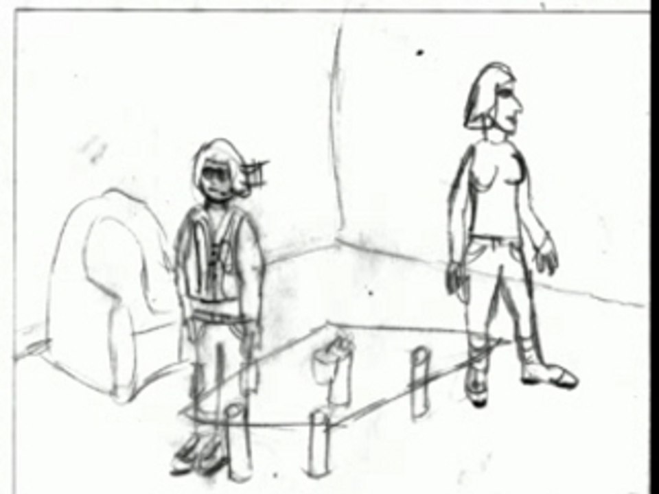 Storybord für den Kurzflim 'Schnell'