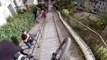 L’hallucinante descente à toute vitesse de Fabio Wibmer dans les escaliers de Montmartre à Paris