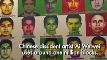 Ai Weiwei unveils Lego portraits of Mexico's missing students
