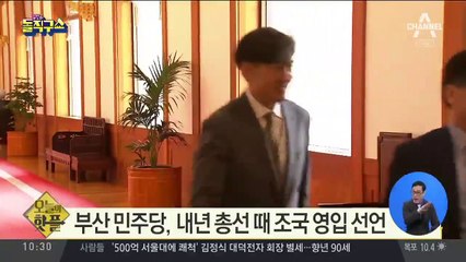 [핫플]부산 민주당, 벌써부터 “총선 때 조국 영입”