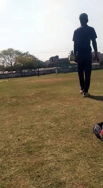 Leather ball catch practice