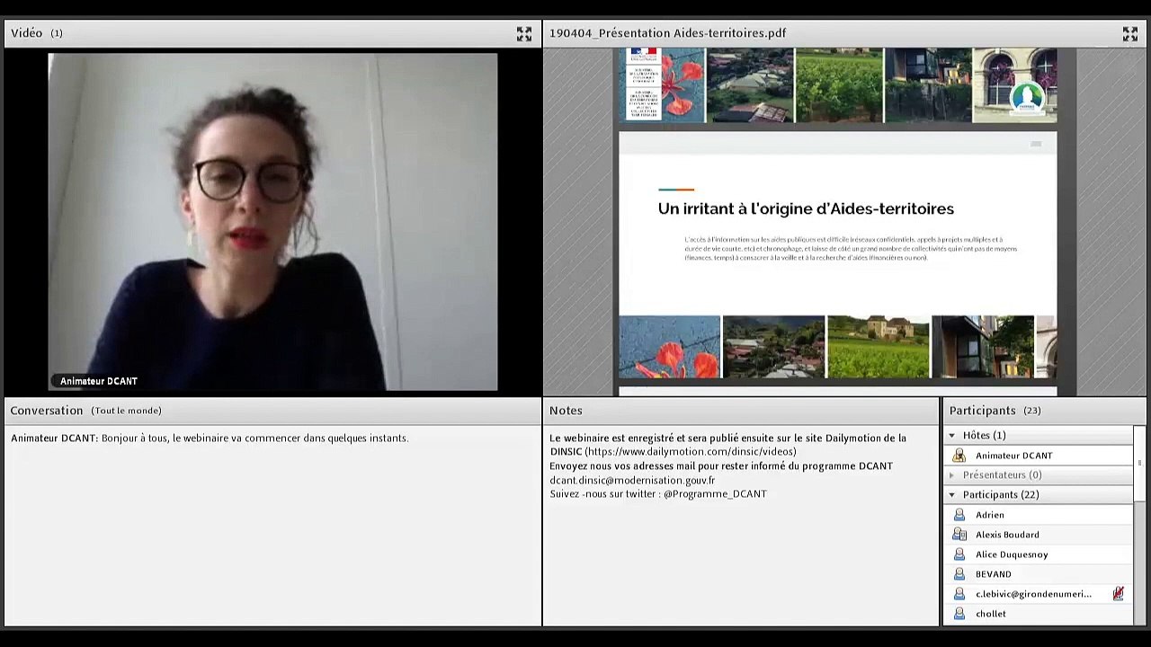 Webinaire DCANT #19 - Aides-territoires