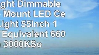 GetInLight Dimmable Surface Mount LED Ceiling Light 55Inch 12W60W Equivalent 660lm