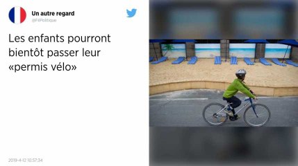Un permis vélo pour les écoliers lancé par le gouvernement