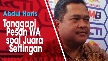 Beredar WhatsApp Juara Settingan Arema FC Juara Piala Presiden, Panpel Abdul Haris Beri Tanggapan