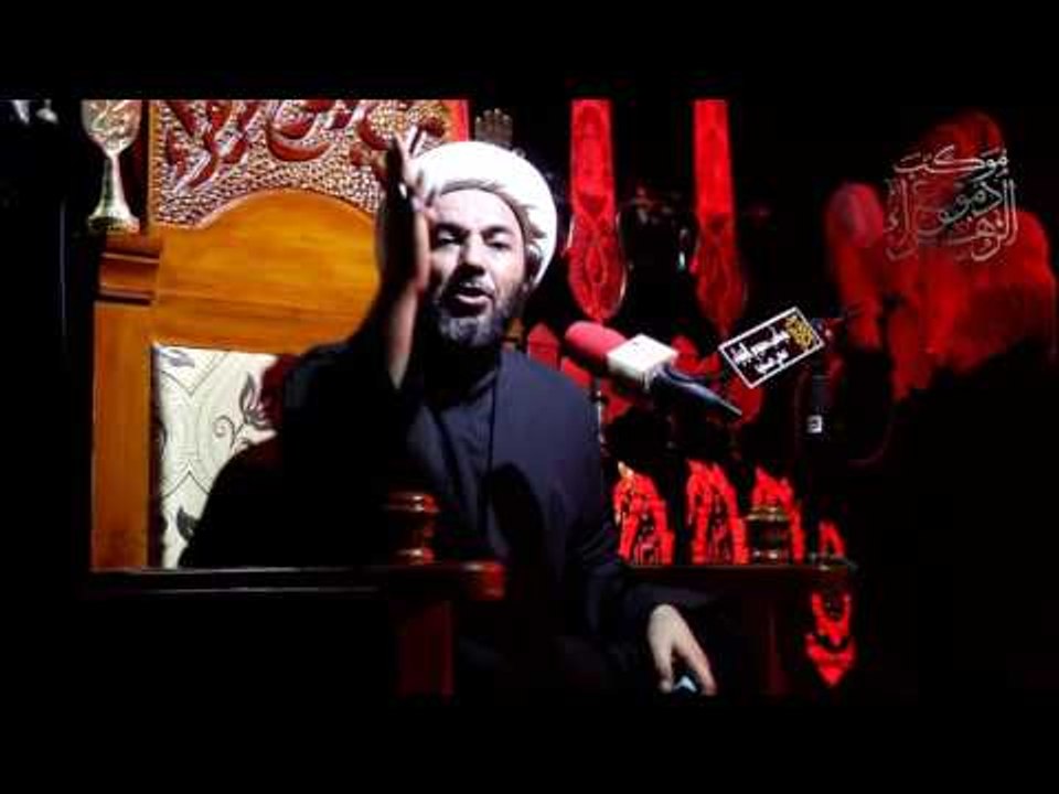 شيخ عباس الحلفي || ليلة 3 محرم الحرام 1438 || موكب دموع الزهراء _ السماوة