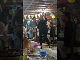 سيمو الكفري مع الفنانه هباالملك حفله مطعم زيتونه 2018