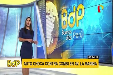 Pueblo Libre: conductor habría chocado contra bus por distraerse con su celular