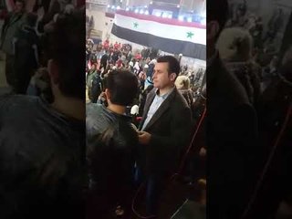 الاخباريه السوريه مع النجم احمدالعلي