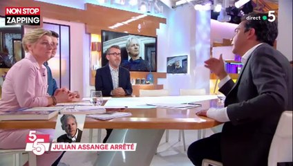 C à vous : Patrick Cohen revient sur les conditions de vie de Julian Assange (vidéo)