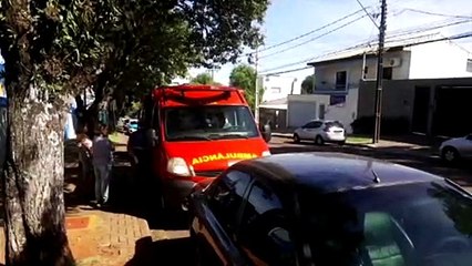 Menino de 8 anos cai em Escola e fica ferido