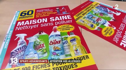 Sprays assainissants : attention aux allergies