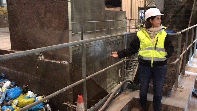Visite d’une usine de tri des déchets
