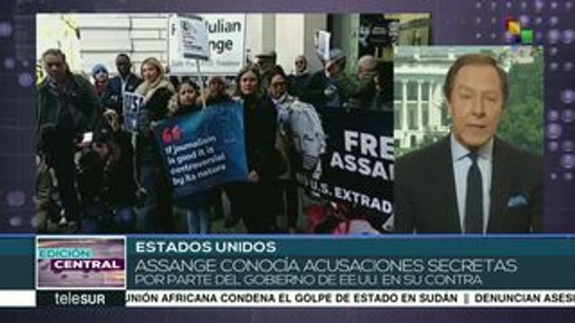 EEUU: manifestaciones en repudio a la detención de Julian Assange