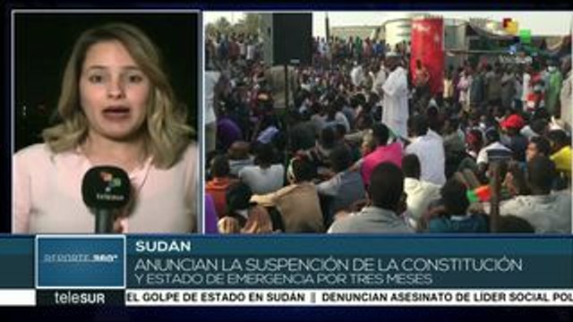 Ministro de Defensa sudanés anunció el arresto del presidente del país