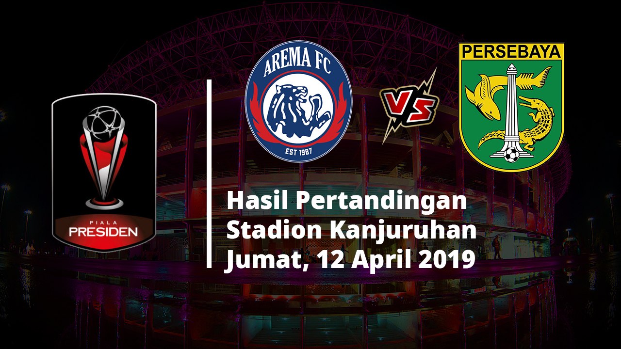 Hasil Akhir Final Piala Presiden, Kalahkan Persebaya, Arema Angkat Trofi Kemenangan