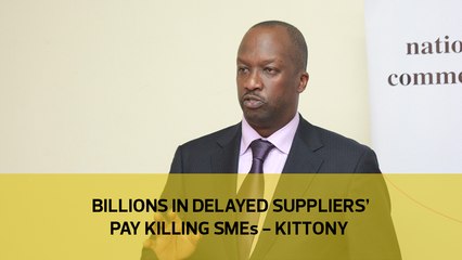 Billions in delayed suppliers' pay killing SMEs - Kittony