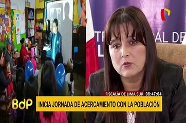 Fiscalía de Lima Sur realizará jornada de acercamiento a la población
